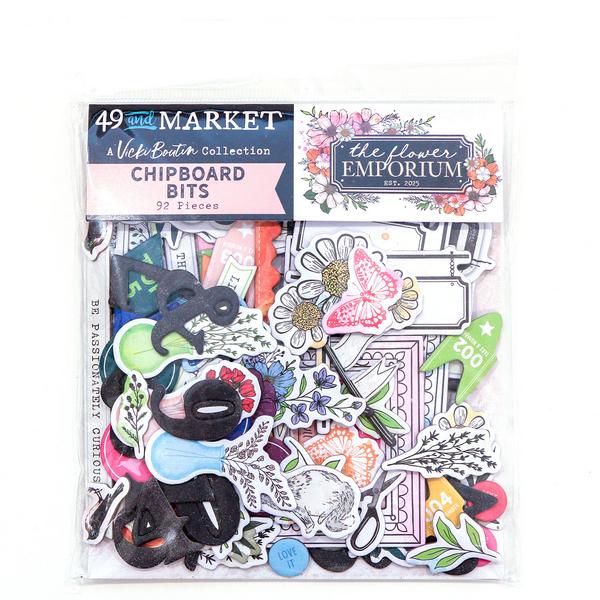 Vicki Boutin's Flower Emporium Chipboard Bits