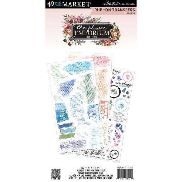Vicki Boutin's rub-on transfers