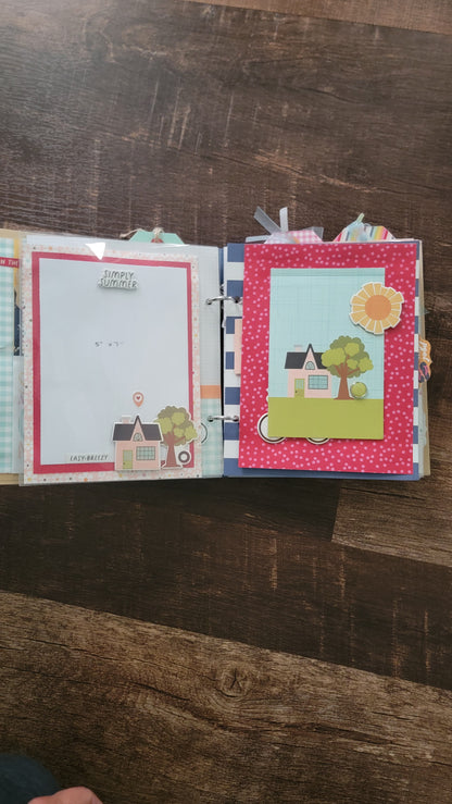 SUMMER LOVIN' fully assembled snap binder