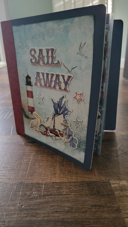 Sail Away fully assembled flip book