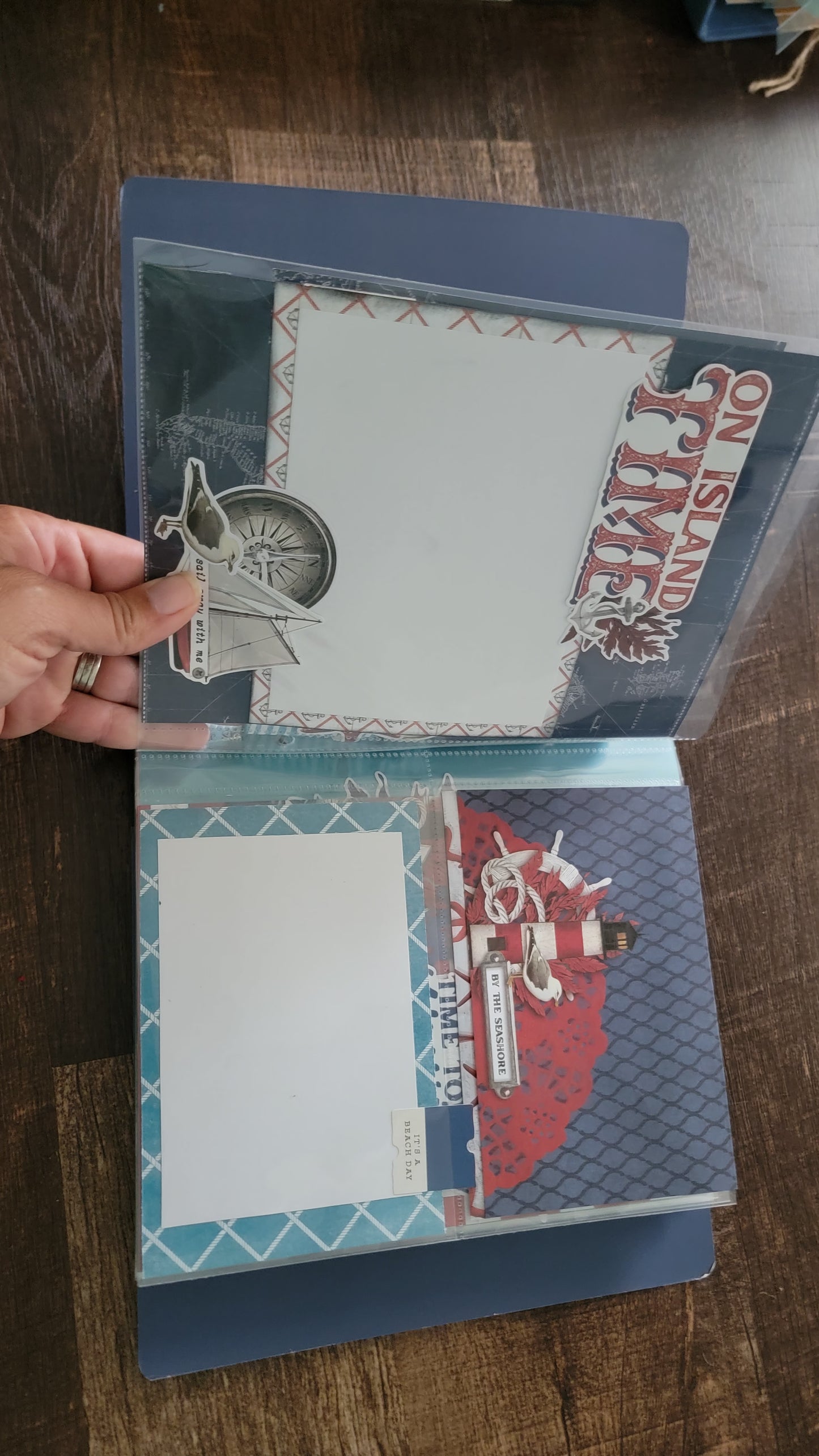 Sail Away fully assembled flip book