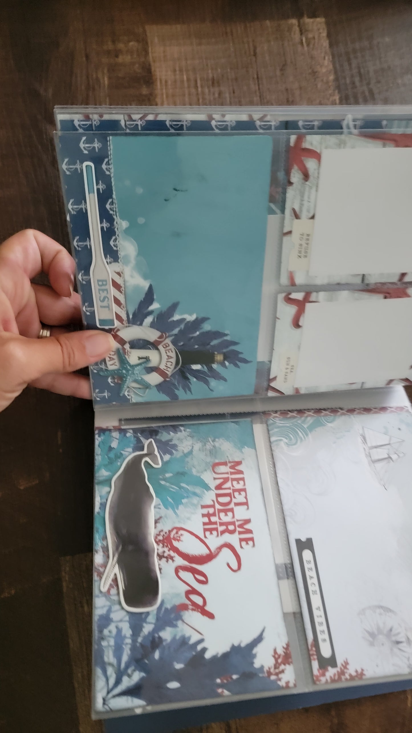 Sail Away fully assembled flip book