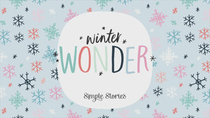 Simple Stories "Winter Wonder" flip book