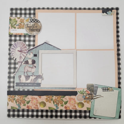 Farmhouse Garden 4 page kit