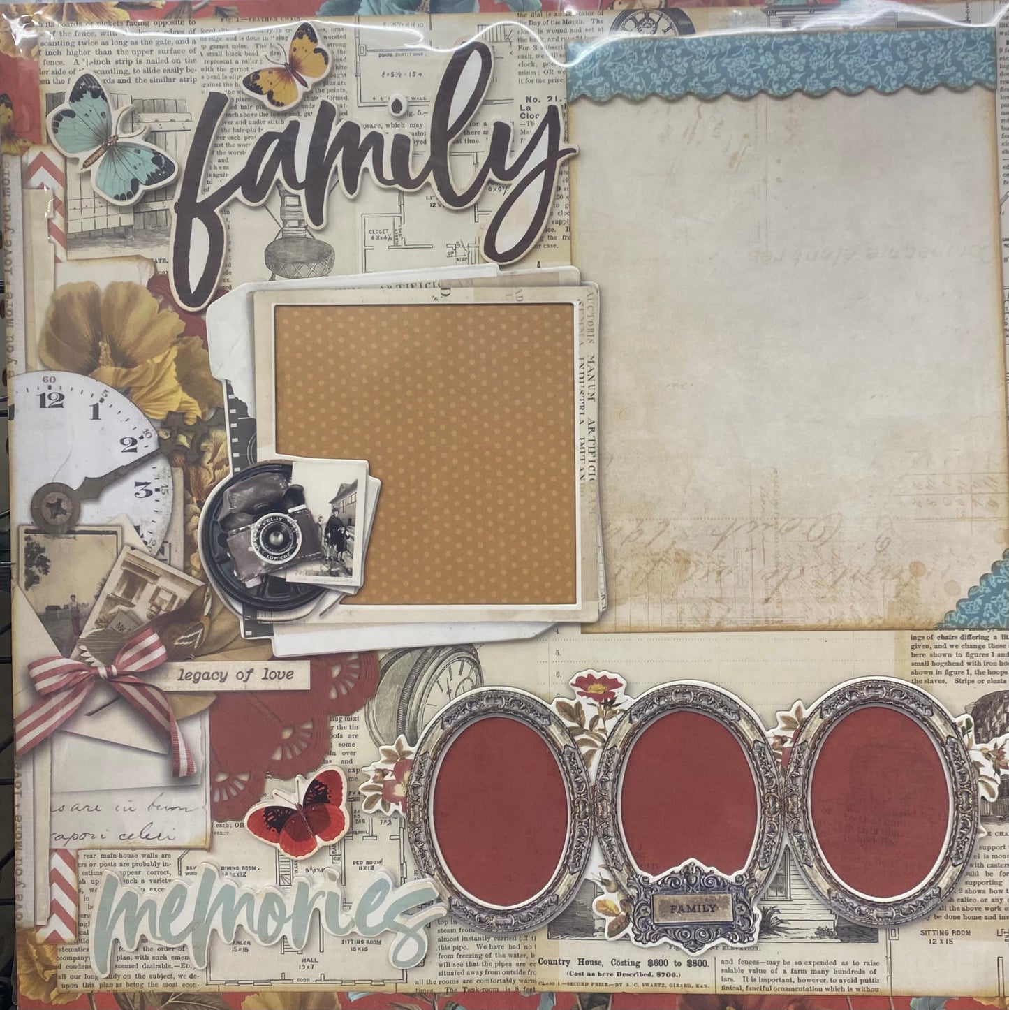 Vintage Ancestry 4 Page Kit