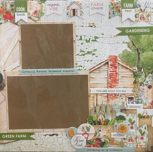 Farm Charm Double Page Kit