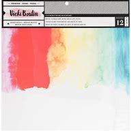 Vicki Boutin Mixed Media Backgrounds Paper 12"X12" 36/Pkg