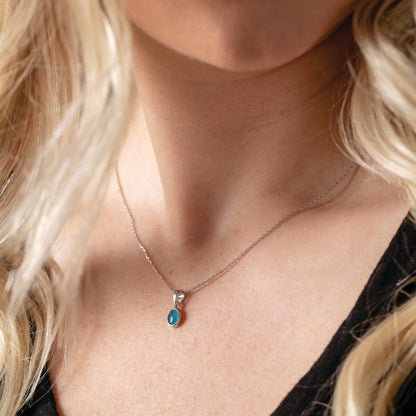 The Giving Necklace - Aquamarine